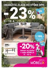 1. strana letáka Möbelix 6. 4. - 10. 5. 2026 