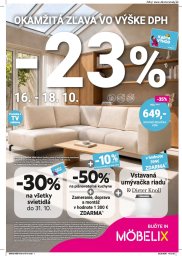 Möbelix leták  s platnosťou 12. 10. - 25. 10. 2026 